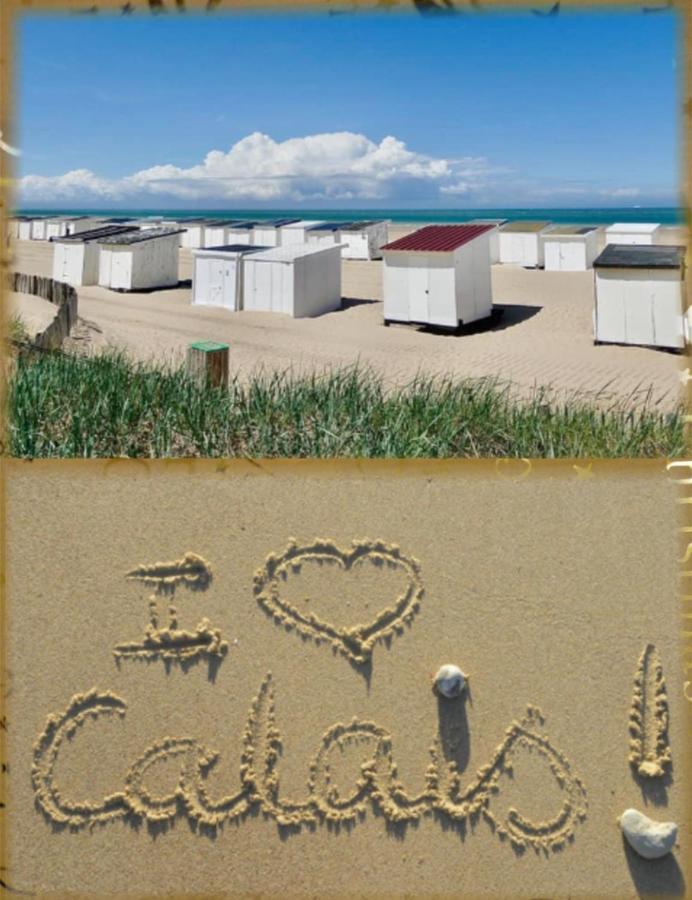 Studio Plage, Vue Mer Et Dragon, Garage Pour Moto Calais Bagian luar foto